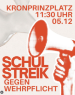Schulstreik gegen Wehrpflicht